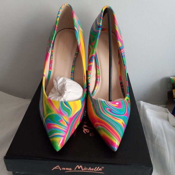 Ladies Colorful Stilleto Heel - Picture 6 of 10